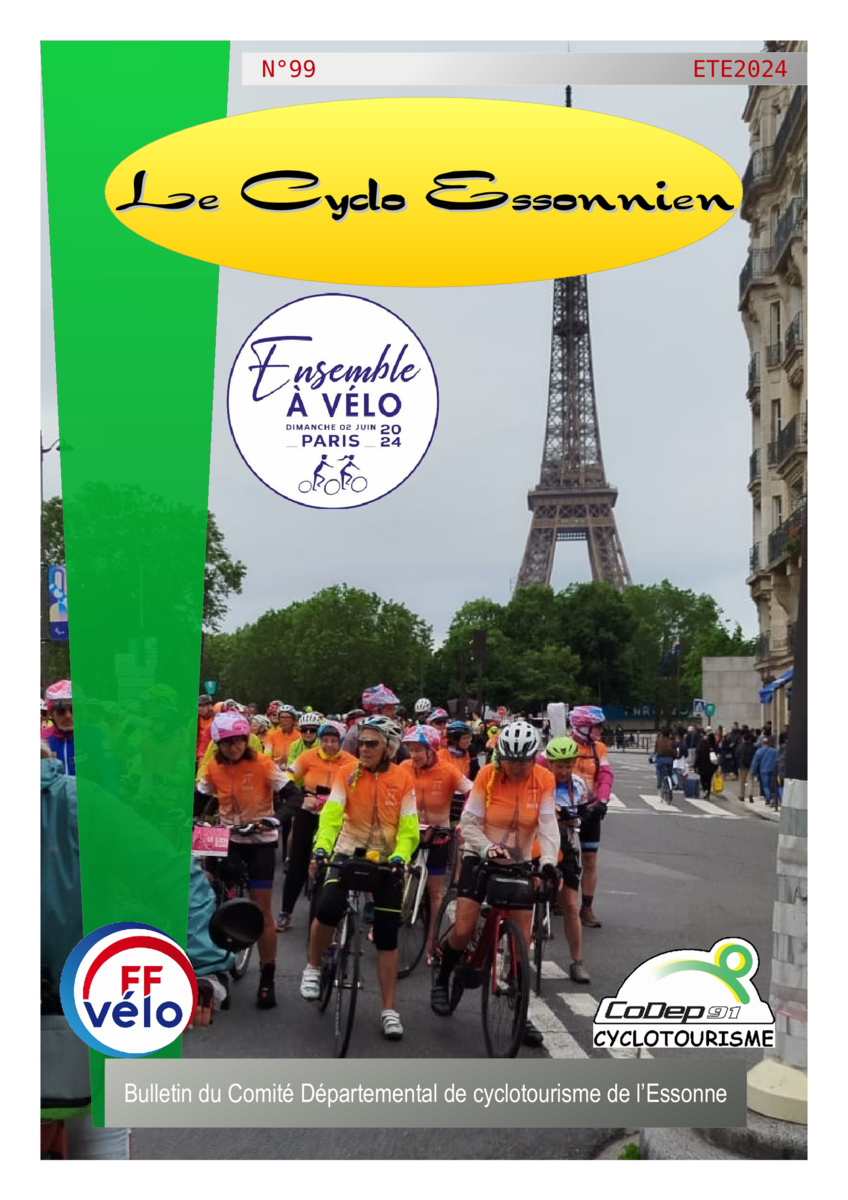 Le Cyclo Essonnien N°99 Eté 2024
