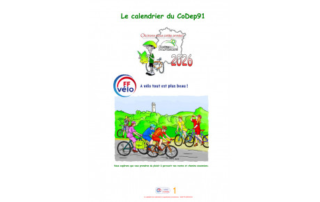 Le calendrier du CoDep91
